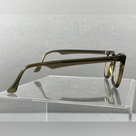 Vintage Bausch & Lomb B&L 4322 Grey Horn Rim Eyeglasses Frames 5 1/2 Safety USA - Picture 4 of 9